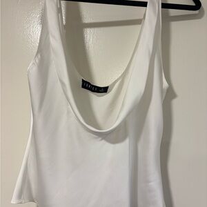 Lioness White Satin Camisole